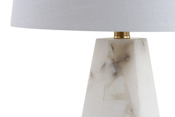 Xio 25.5" Alabaster LED Table Lamp - JONATHAN Y